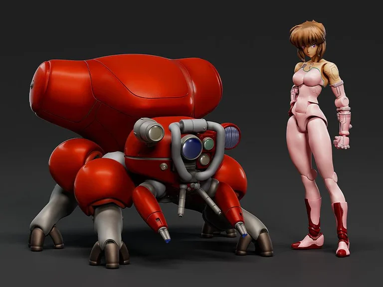 Ghost in the Shell PLAMAX MF-94 minimum factory Motoko Kusanagi with Fuchikoma (Manga Ver.) 1/20 Scale Model Kit - Image 3