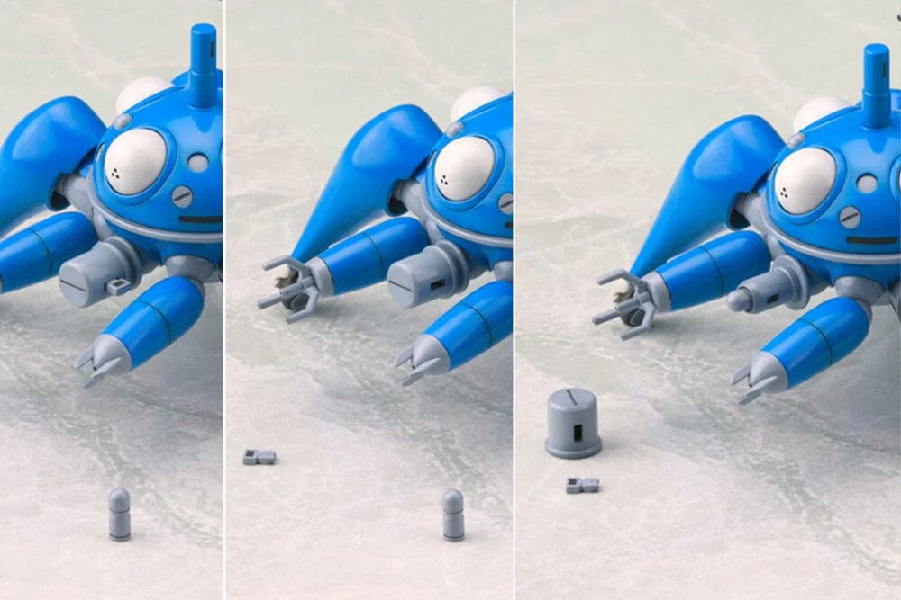 Ghost in the Shell S.A.C. Tachikoma with Motoko Kusanagi & Batou 1/35 Scale Model Kit (Reissue) - Image 6