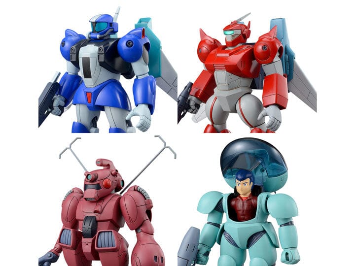 Round Vernian Vifam Wave 2 Set of 4 Figures Model Kit