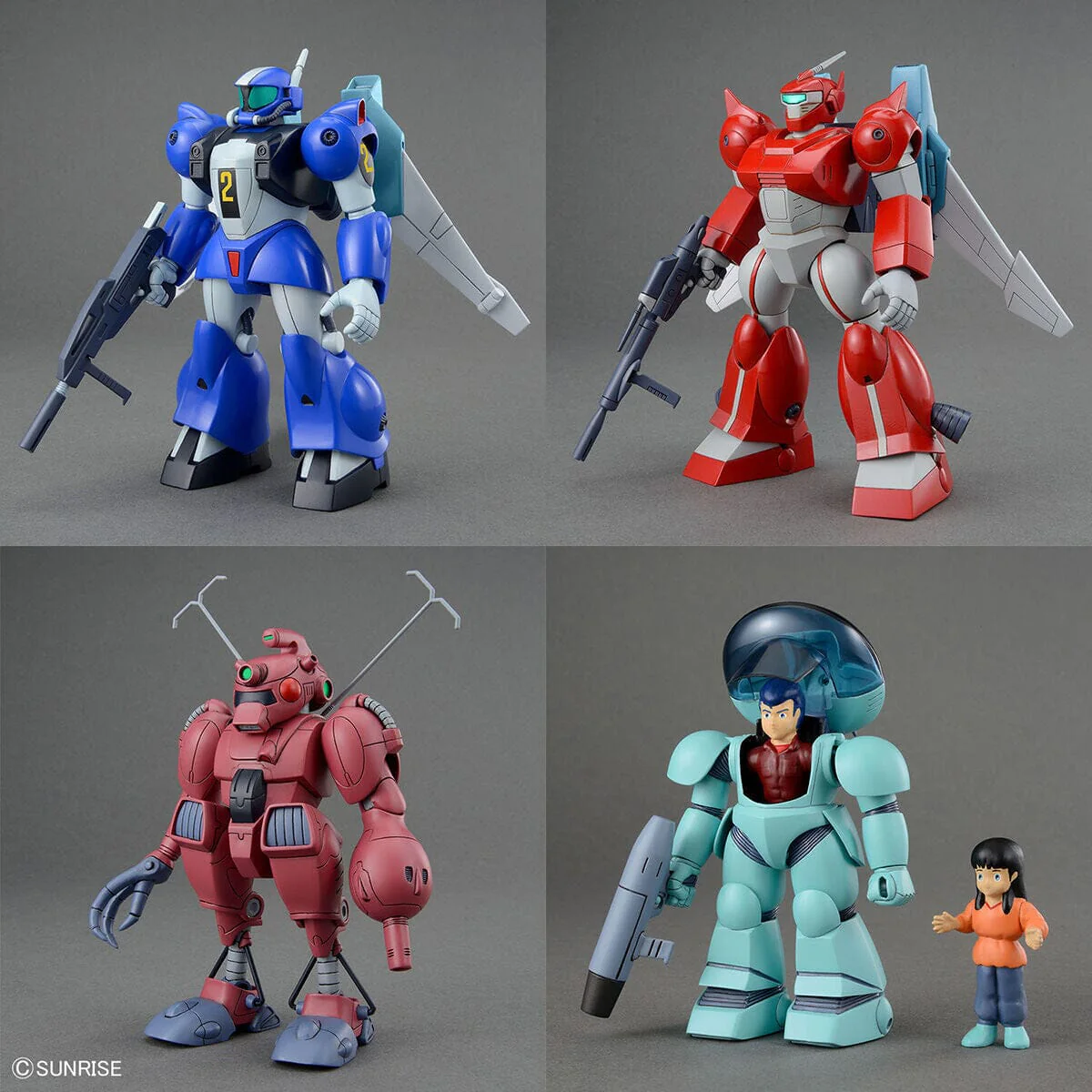 Round Vernian Vifam Wave 2 Set of 4 Figures Model Kit - Image 3
