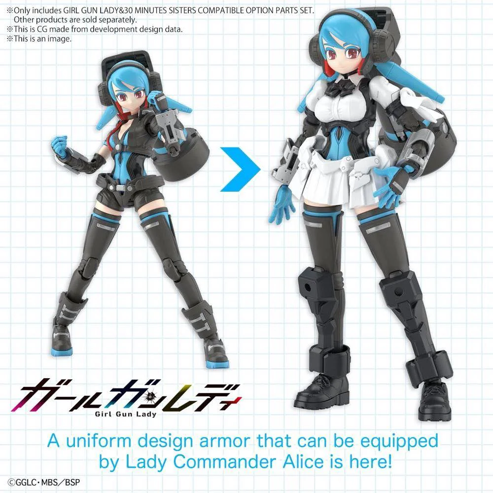 GIRL GUN LADY & 30MS (30 MINUTES SISTERS) COMPATIBLE OPTIONAL PARTS SET - Image 11