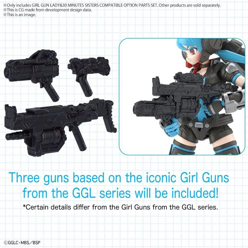GIRL GUN LADY & 30MS (30 MINUTES SISTERS) COMPATIBLE OPTIONAL PARTS SET - Image 13