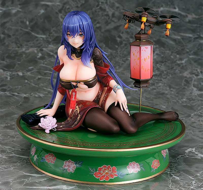 Girls' Frontline DP-12 Echeveria Lantern (Crimson) 1/6 Scale Figure - Image 2