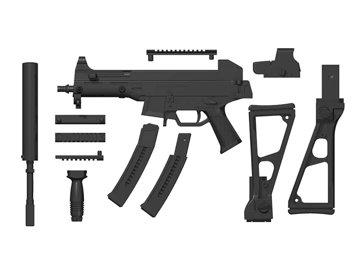 Girls' Frontline Little Armory LADF07 UMP9 1/12 Scale Accessory Set - Image 2