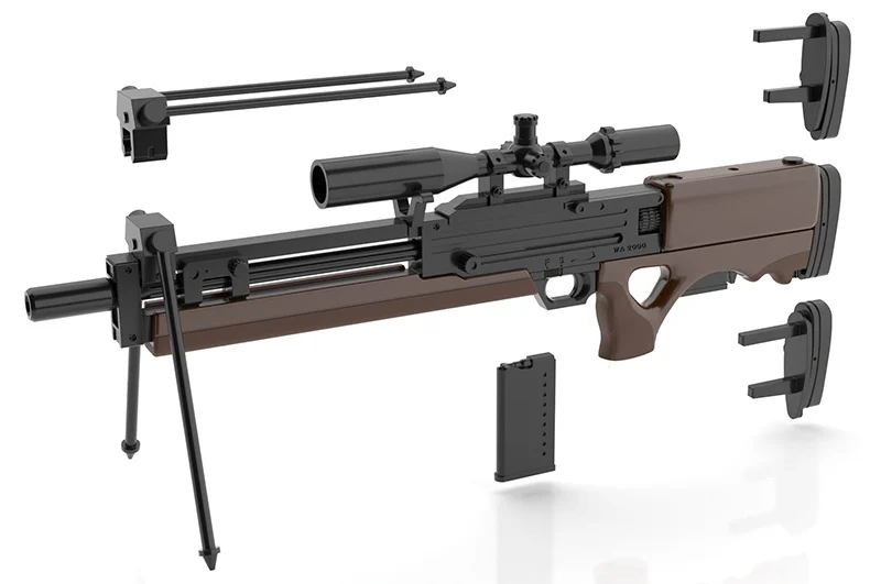 Girls' Frontline Little Armory LADF15 WA2000 1/12 Scale Accessory Set - Image 6