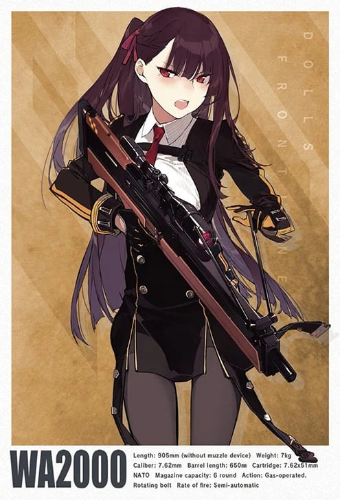 Girls' Frontline Little Armory LADF15 WA2000 1/12 Scale Accessory Set - Image 8