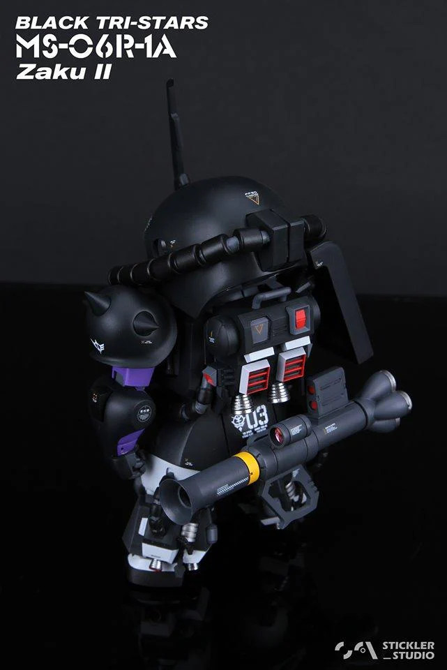 GK white model SD ZAKU high mobility Resin Kit - Image 5