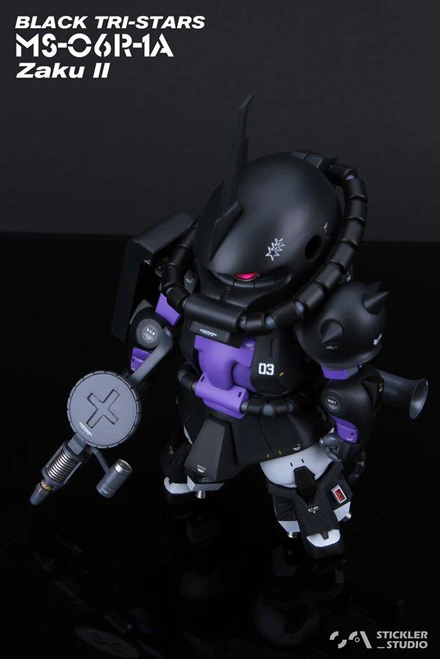 GK white model SD ZAKU high mobility Resin Kit - Image 7