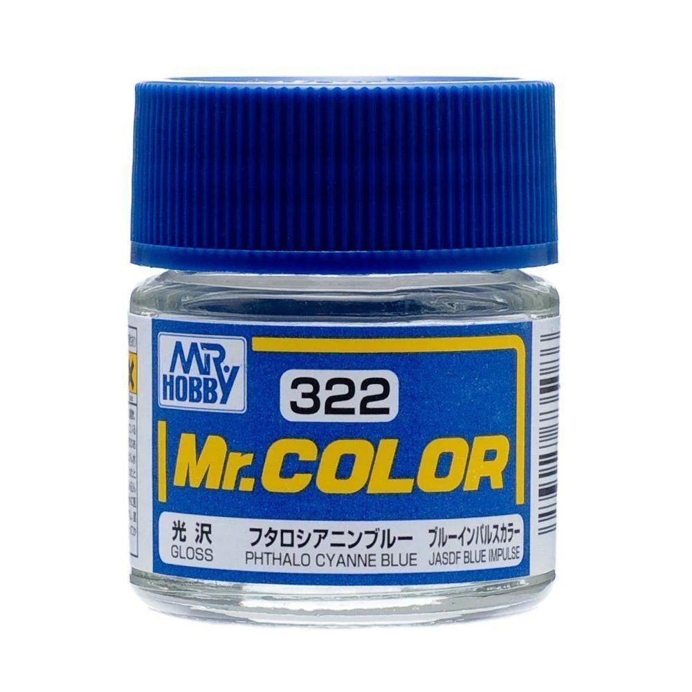GNZ-C322: C322 Gloss Phthalo Cyanne Blue 10ml