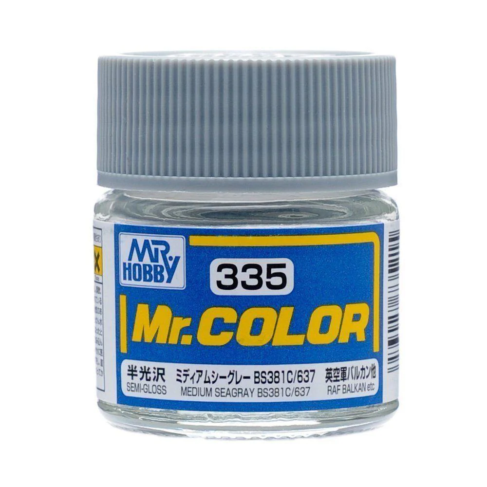 GNZ-C335 Semi Gloss Medium Seagray BS381C 637 10ml