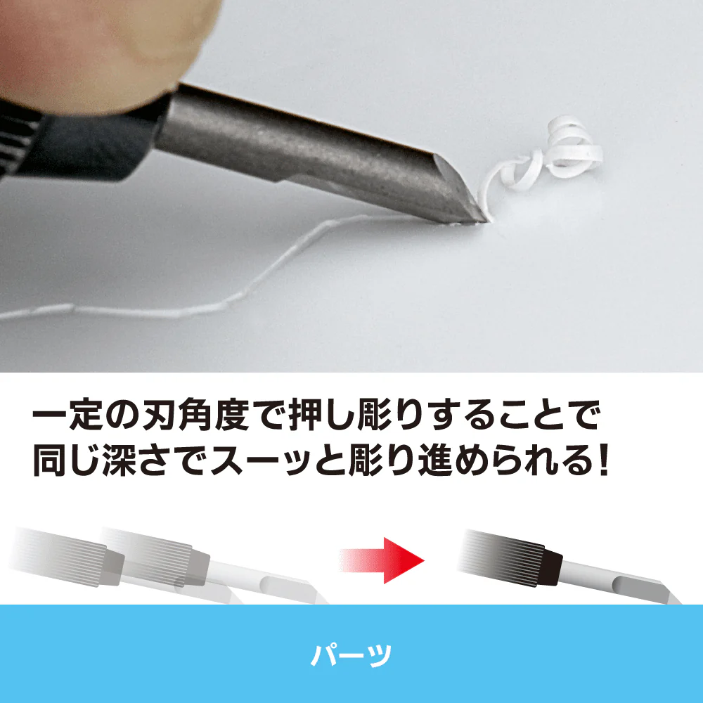 GodHand BBS-05-90 Bit Blade V-shaped Edge [4PC Set] - Image 5