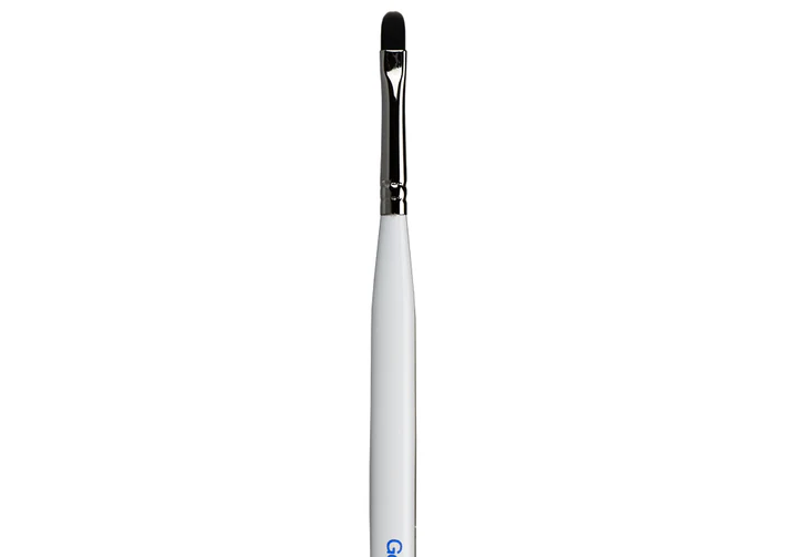 GodHand EBRSUP-HMM Brushwork Softest Hobby Filbert Paint Brush Medium w/ Cap