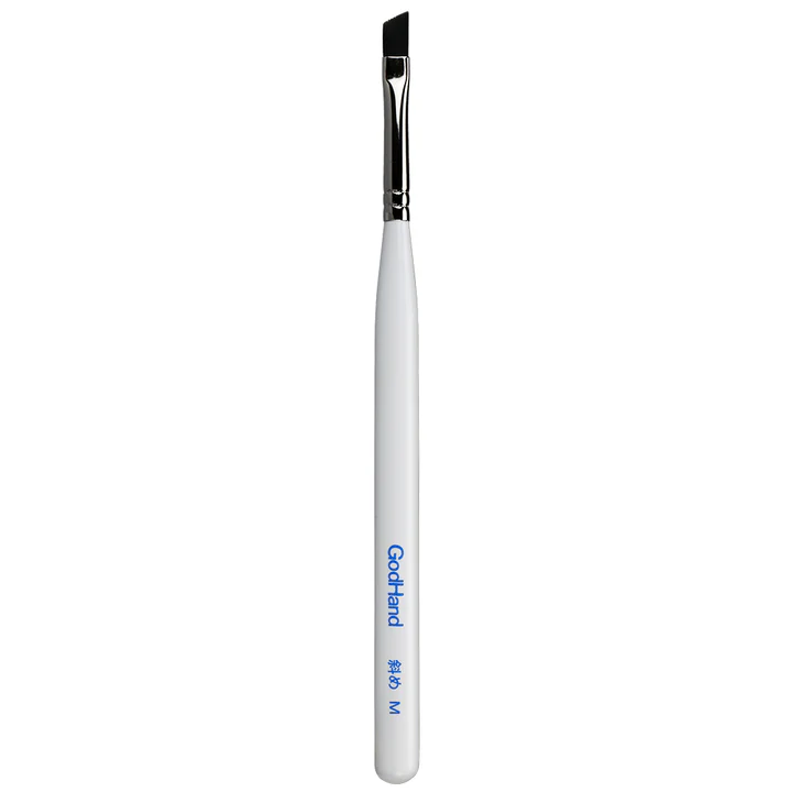 GodHand EBRSUP-NM Brushwork Softest Hobby Angular Paint Brush Medium w/ Cap - Image 2