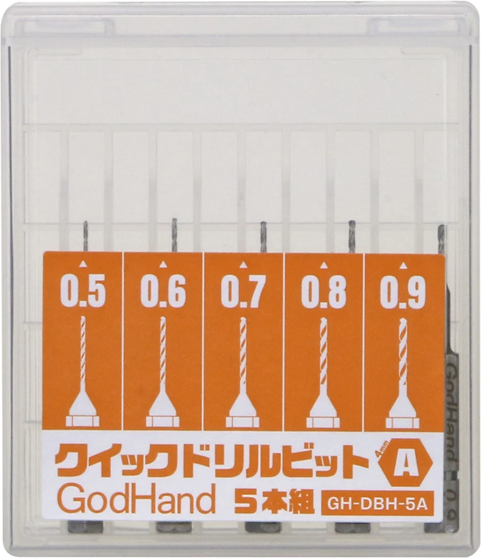 GodHand GH-DBQ-5A Quick Drill Bit 5-Piece Set (A) [Hex Base] - Image 3