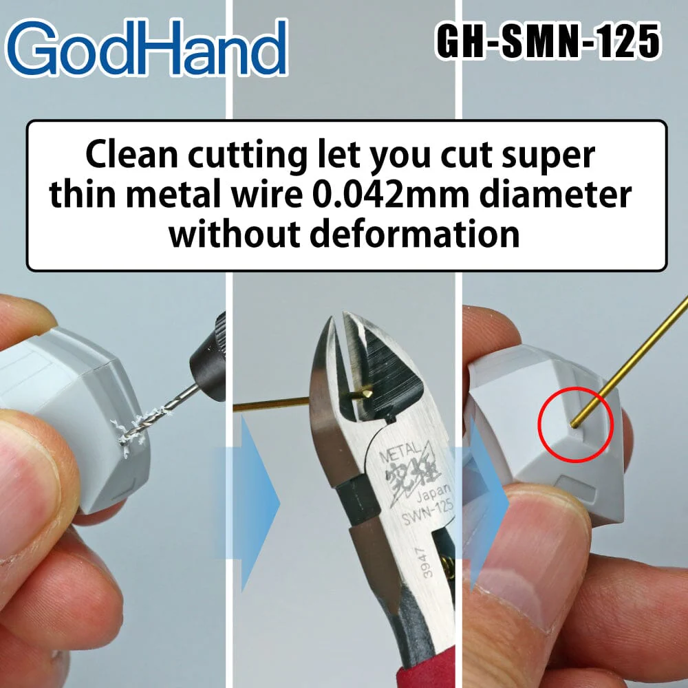 GodHand GH-SWN-125 Metal Wire Nipper - Image 3