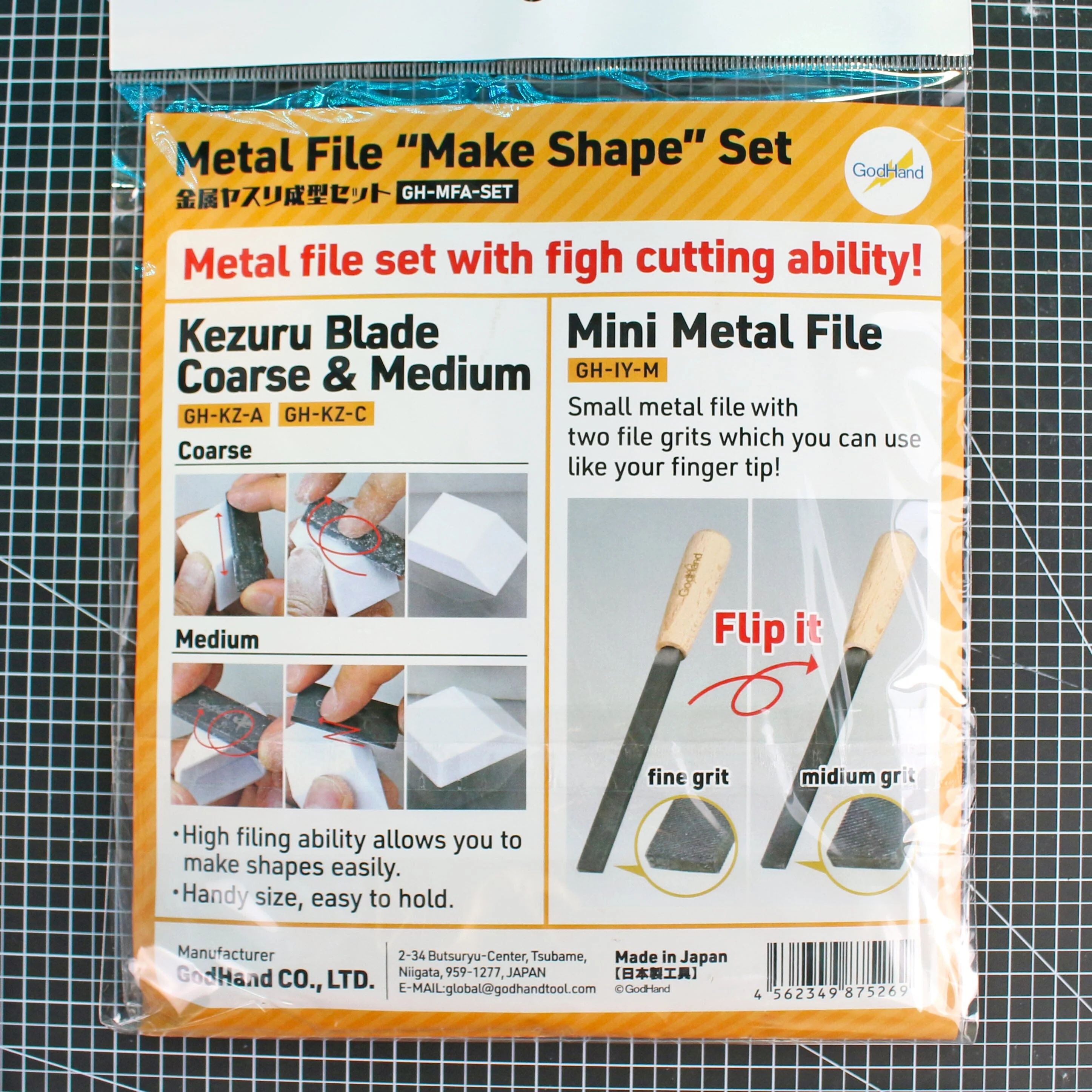 GodHand MFA-SET Metal File "Make Shape" Set - Image 2