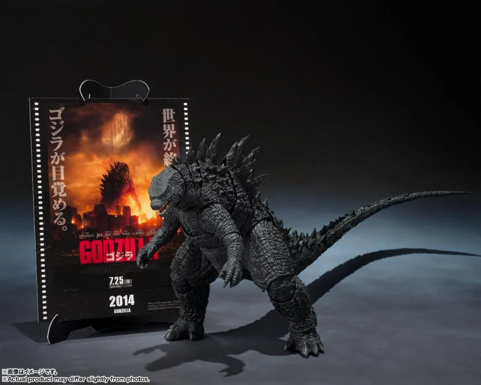 Godzilla (2014) S.H.MonsterArts Godzilla (Movie Graphic Plus) Action Figure - Image 2