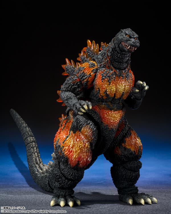 Godzilla vs. Destoroyah S.H.MonsterArts Godzilla (70th Anniversary Special Ver.) Action Figure - Image 4