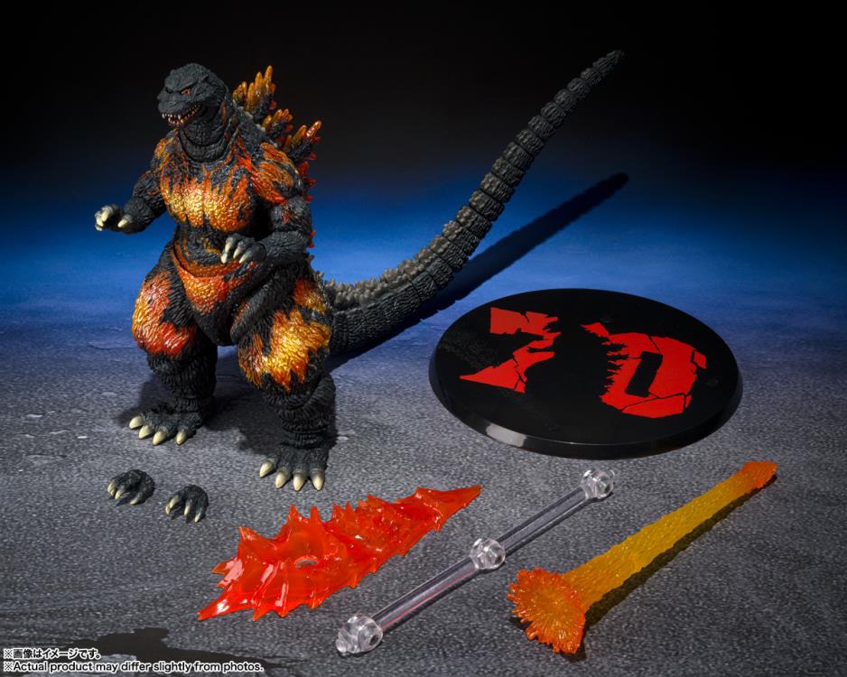 Godzilla vs. Destoroyah S.H.MonsterArts Godzilla (70th Anniversary Special Ver.) Action Figure - Image 7