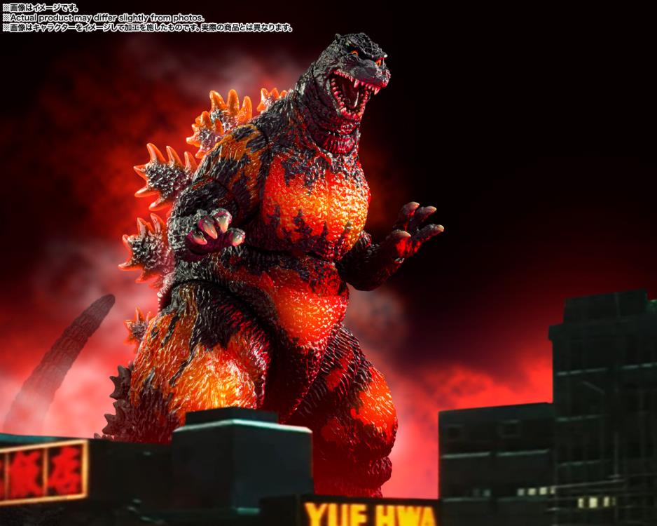Godzilla vs. Destoroyah S.H.MonsterArts Godzilla (70th Anniversary Special Ver.) Action Figure - Image 8