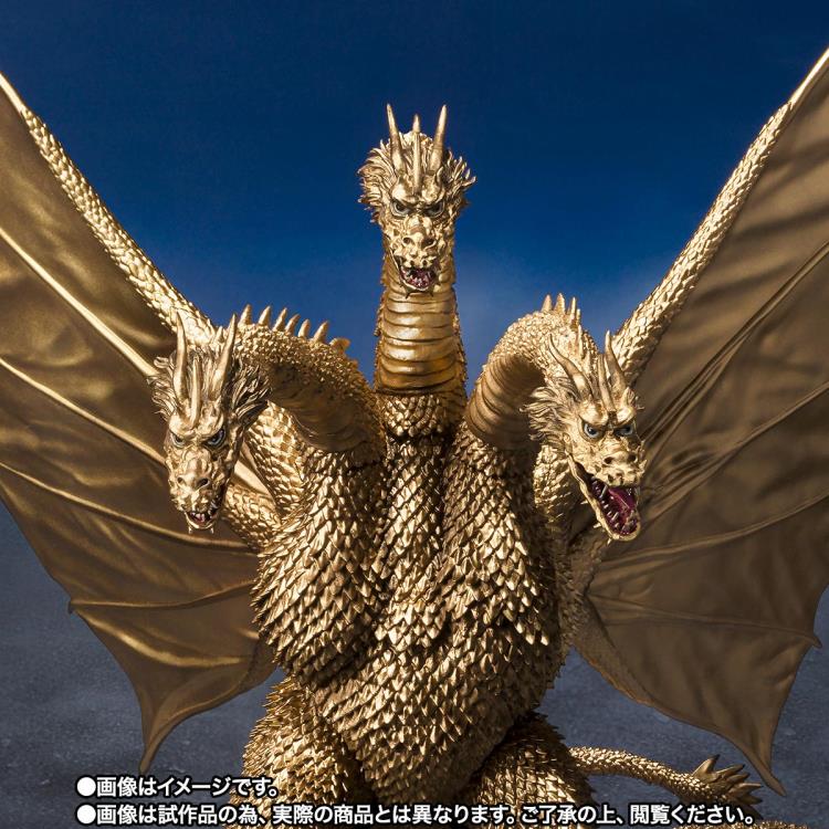 Godzilla vs. Gigan (1972) S.H.MonsterArts King Ghidorah Action Figure - Image 9