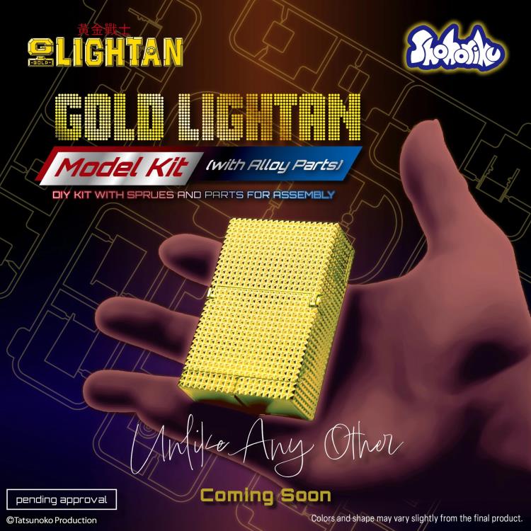 Golden Warrior Gold Lightan Gold Lightan Limited Edition Model Kit - Image 10