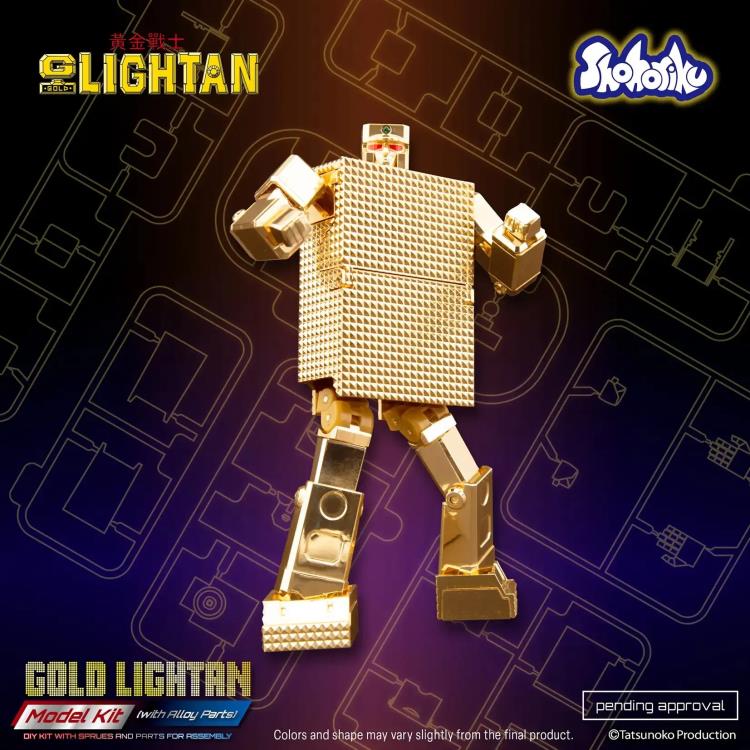 Golden Warrior Gold Lightan Gold Lightan Limited Edition Model Kit - Image 2
