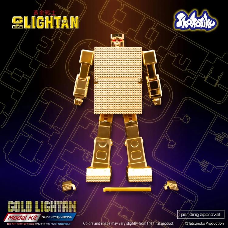 Golden Warrior Gold Lightan Gold Lightan Limited Edition Model Kit - Image 3