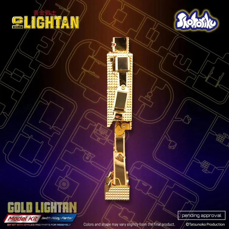 Golden Warrior Gold Lightan Gold Lightan Limited Edition Model Kit - Image 4
