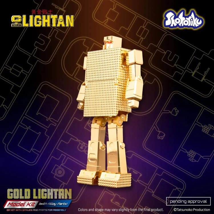 Golden Warrior Gold Lightan Gold Lightan Limited Edition Model Kit - Image 5