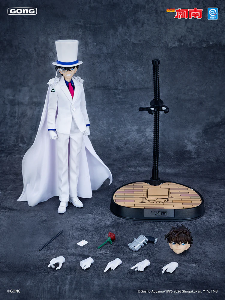 Detective Conan Kid the Phantom Thief 1/8 Scale Action Figure - Image 11