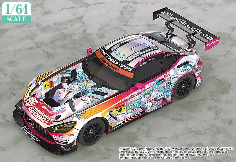 Good Smile Racing Hatsune Miku 1/64 Scale AMG (2021 Super GT Round 5 Ver.) - Image 3