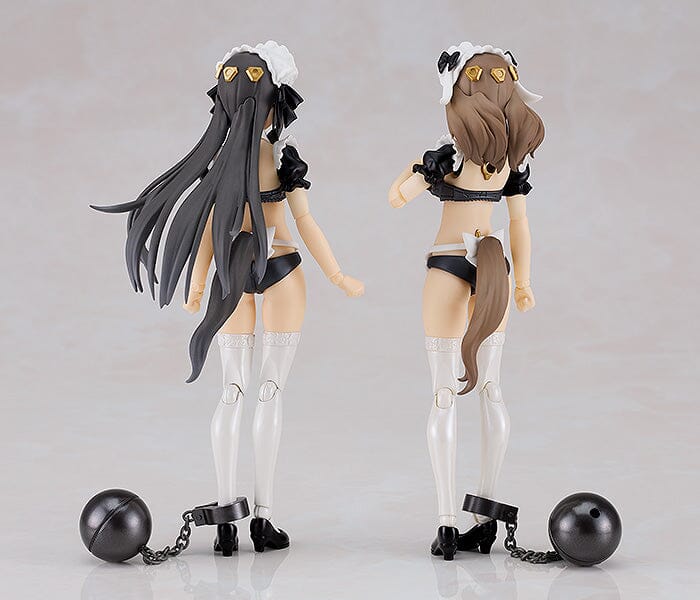 Guilty Princess PLAMAX GP-07 Underwear Body Girl Ran & Jelly (Maid Ver.) Model Kit - Image 3