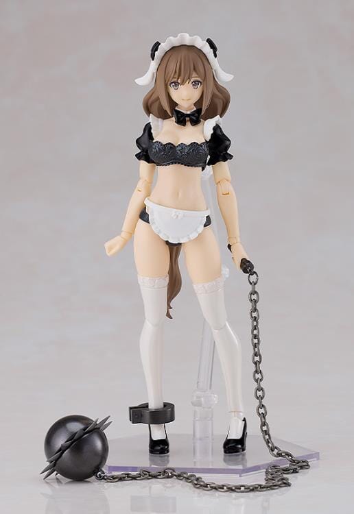 Guilty Princess PLAMAX GP-07 Underwear Body Girl Ran & Jelly (Maid Ver.) Model Kit - Image 9