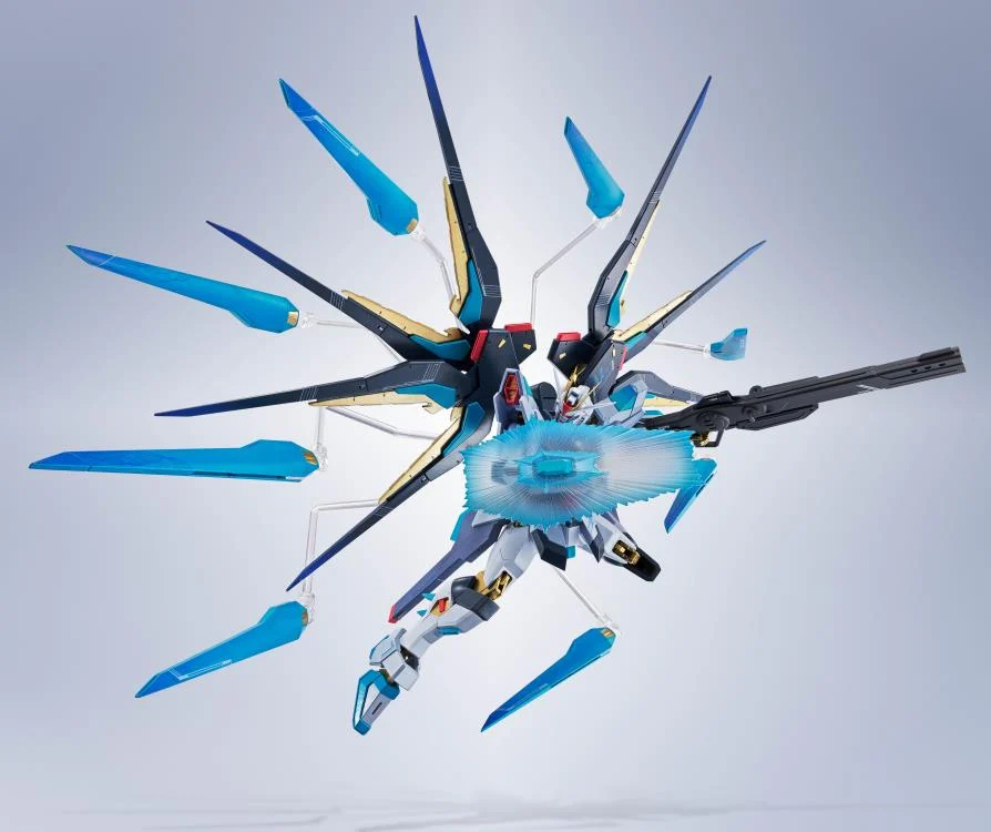 Gundam 45th Anniversary x Hatsune Miku Metal Robot Spirits Strike Freedom Gundam Type II (Hatsune Miku Ver.) Action Figure - Image 10