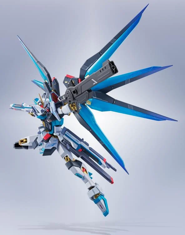 Gundam 45th Anniversary x Hatsune Miku Metal Robot Spirits Strike Freedom Gundam Type II (Hatsune Miku Ver.) Action Figure - Image 12