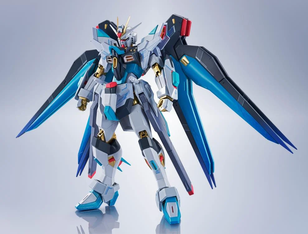 Gundam 45th Anniversary x Hatsune Miku Metal Robot Spirits Strike Freedom Gundam Type II (Hatsune Miku Ver.) Action Figure - Image 2