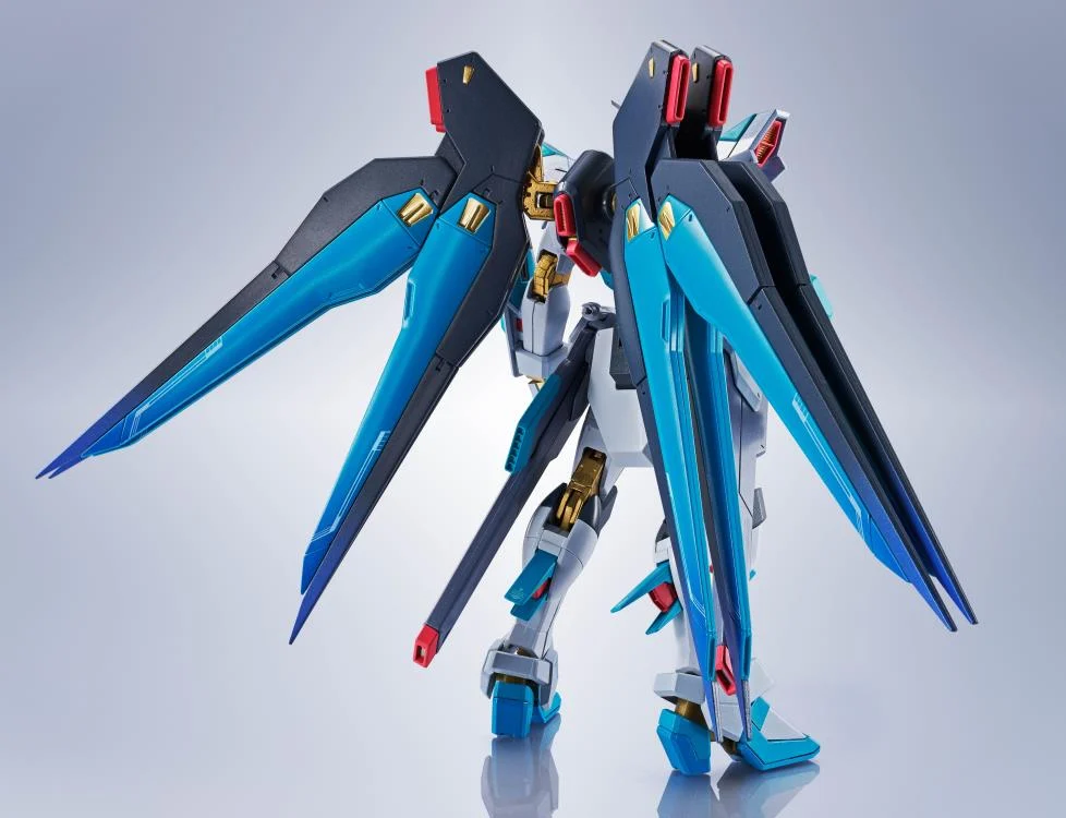 Gundam 45th Anniversary x Hatsune Miku Metal Robot Spirits Strike Freedom Gundam Type II (Hatsune Miku Ver.) Action Figure - Image 3