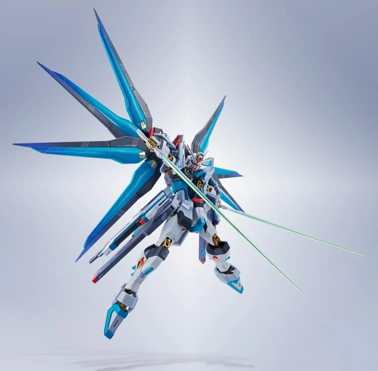 Gundam 45th Anniversary x Hatsune Miku Metal Robot Spirits Strike Freedom Gundam Type II (Hatsune Miku Ver.) Action Figure - Image 6