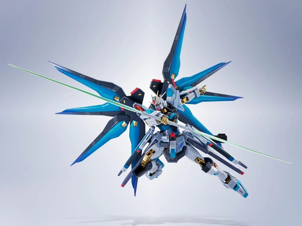 Gundam 45th Anniversary x Hatsune Miku Metal Robot Spirits Strike Freedom Gundam Type II (Hatsune Miku Ver.) Action Figure - Image 8