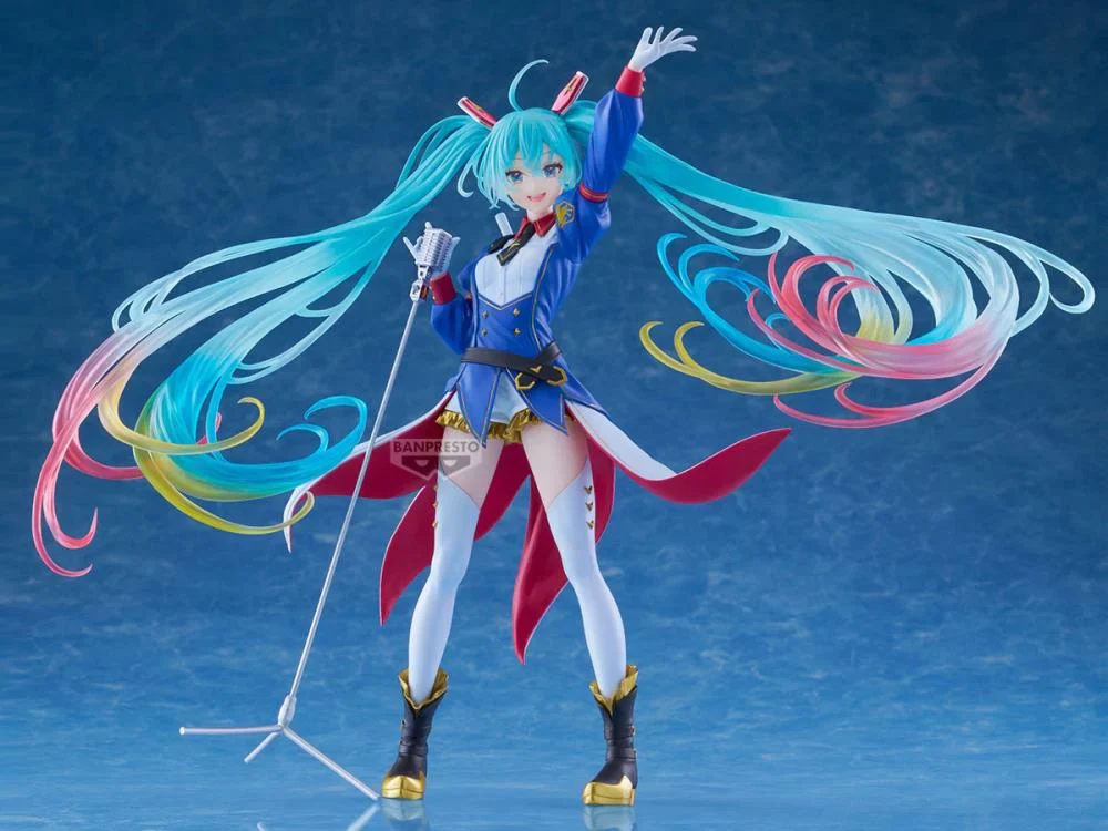 Gundam 45th x Hatsune Miku Banpresto Evolve Hatsune Miku Gundam Collaboration Figure - Image 2
