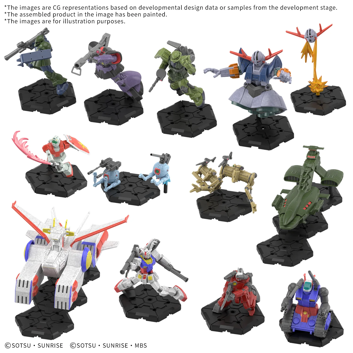 Gundam Assemble Deluxe Set 01 - Image 3