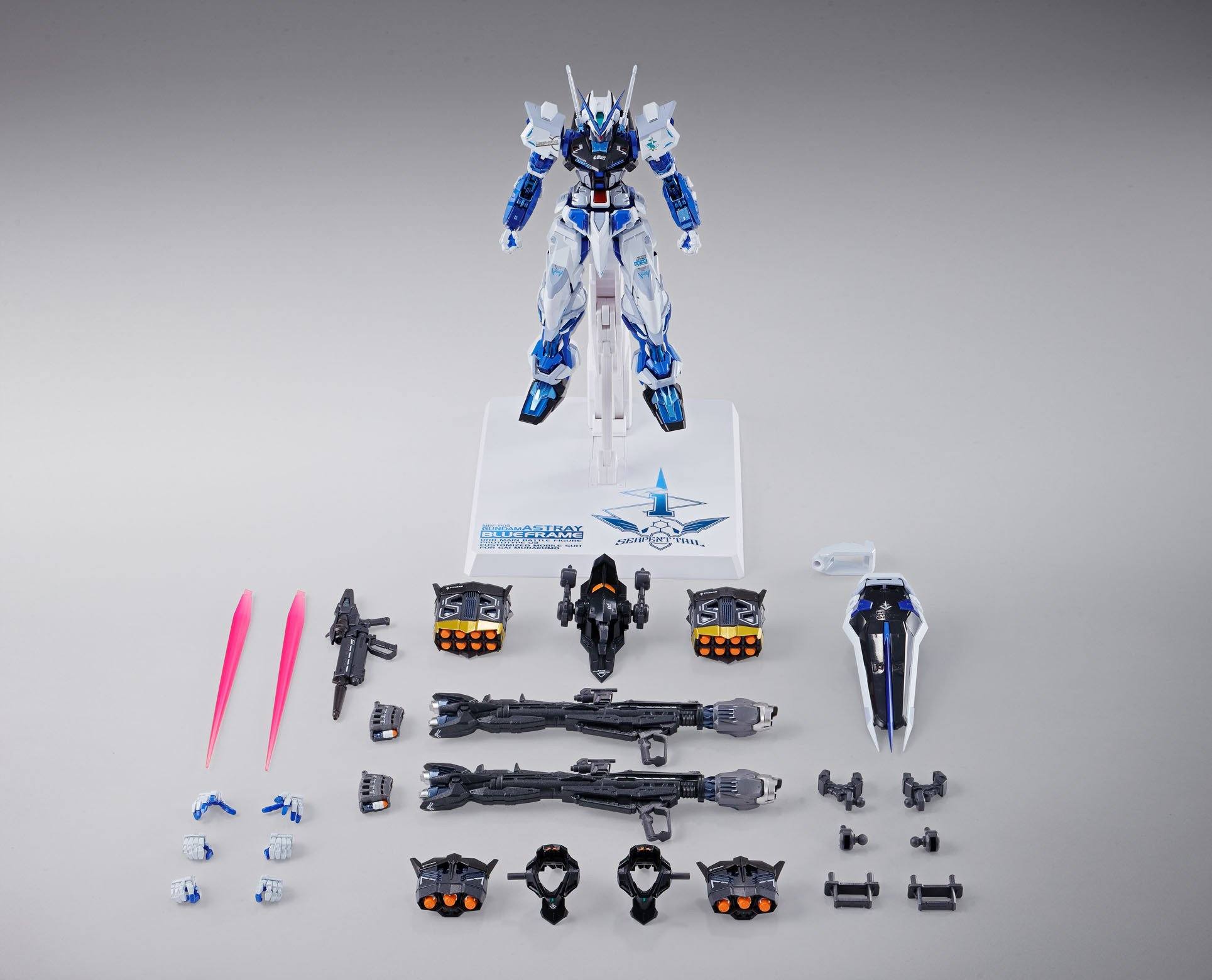 Gundam Astray Blue Frame (Full Weapon Set) 'Gundam Seed Astray", Bandai Metal Build - Image 3