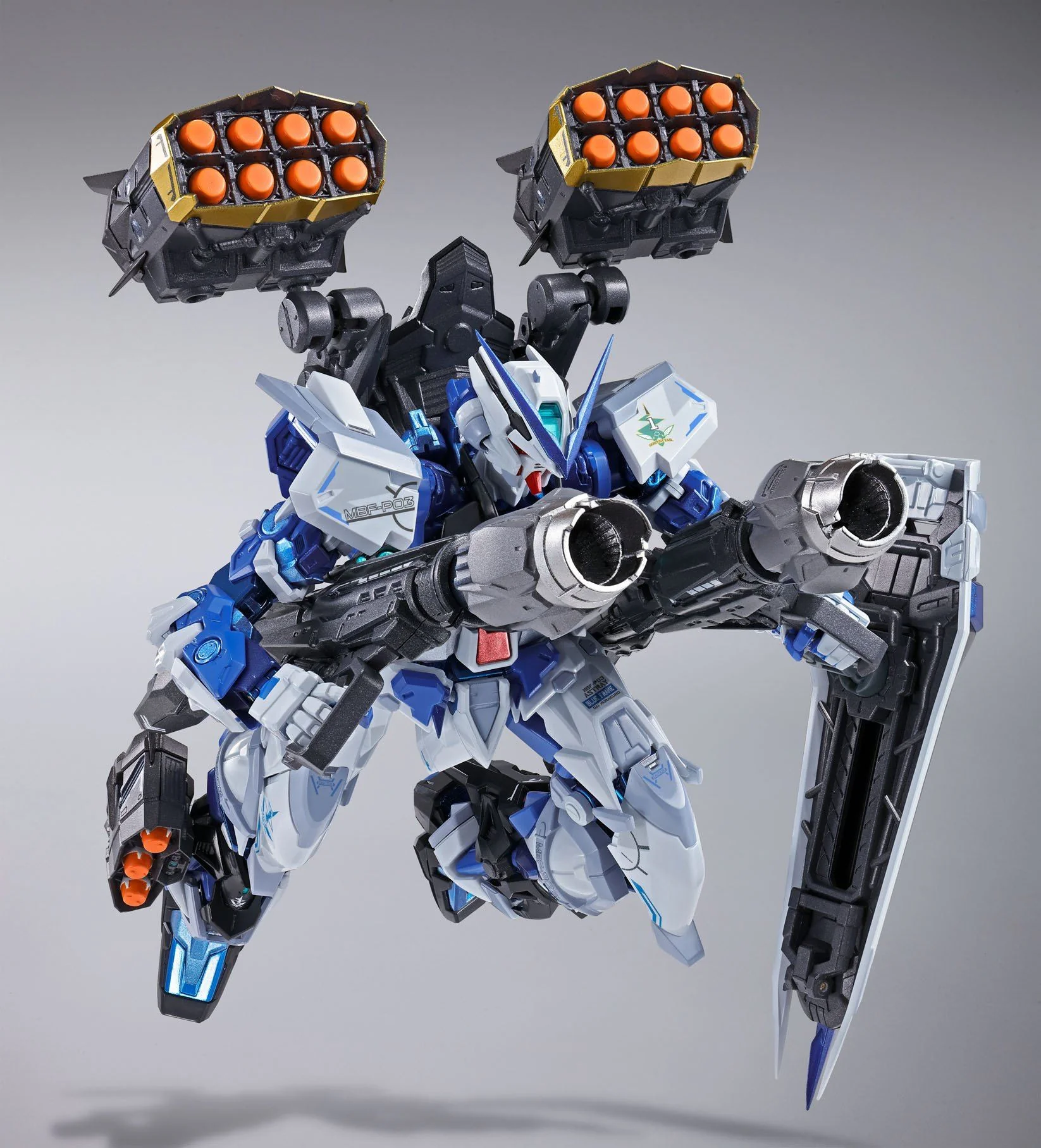 Gundam Astray Blue Frame (Full Weapon Set) 'Gundam Seed Astray", Bandai Metal Build - Image 8