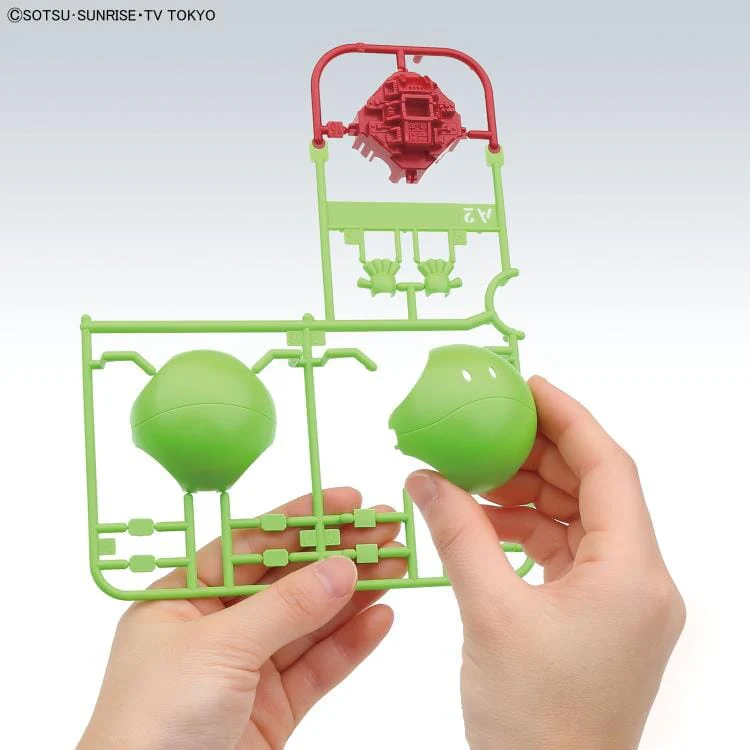 Gundam Build Divers HaroPla #12 Haro Basic Green Model Kit - Image 6