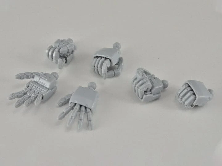 Gundam Builders Parts HD 1/144 MS Hand 02 (Zeon Light Gray)