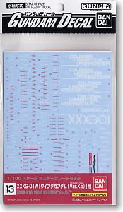 Gundam Decal 13 - XXXG-01W Wing Gundam Ver.Ka