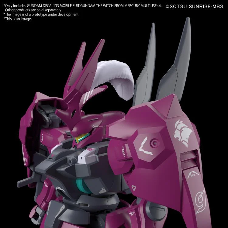 Gundam Decal No.135 Mobile Suit Gundam The Witch From Mercury Set 3 Multiuse Decal Sheets - Image 3