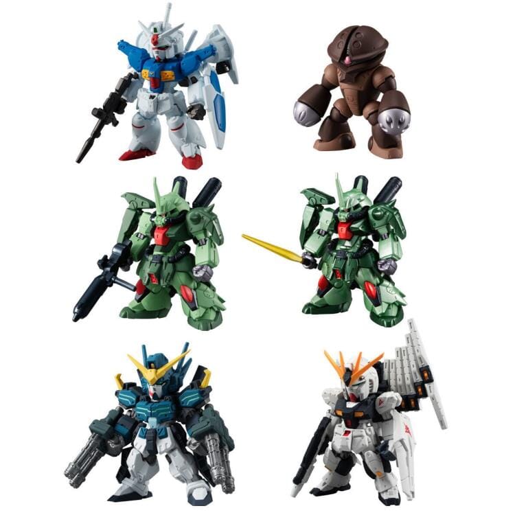 Gundam FW Gundam Converge 10th Anniversary Memorial Selection #2 Set of 6 Figures - Image 2