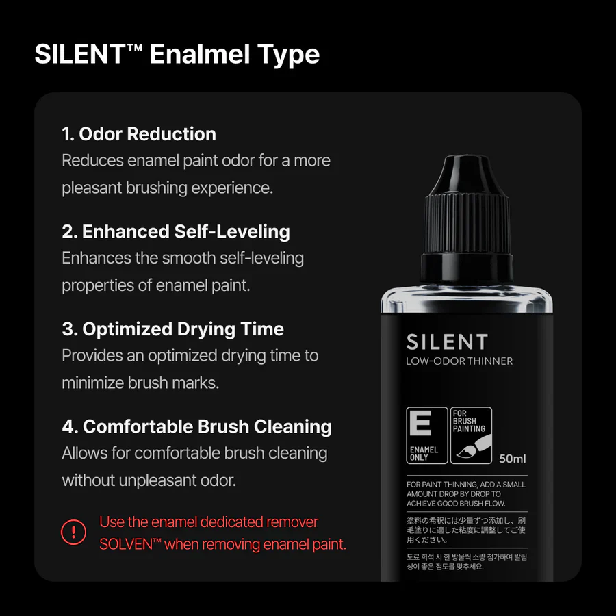 Gunprimer ST-E37-50 Silent Enamel Type (50ml) Low-Odor Thinner - Image 2
